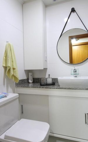 Apartamento à venda com 103m², 3 quartos e 2 vagasBanheiro