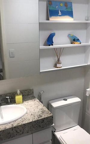 Apartamento à venda com 80m², 2 quartos e 1 vaga Apartamento à venda com 80m², 2 quartos e 1 vagaBanheiro
