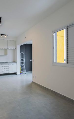 Studio à venda com 34m², 1 quarto e 1 vagaStudio