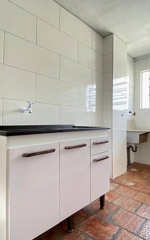 Apartamento à venda com 42m², 2 quartos e sem vagaCozinha e Lavandera