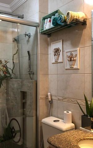 Apartamento à venda com 100m², 3 quartos e 2 vagasBanheiro
