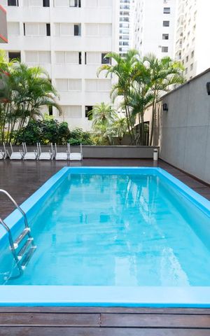 Apartamento à venda com 65m², 1 quarto e 1 vagaPiscina