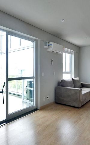 Apartamento para alugar com 65m², 1 quarto e 1 vagaSala