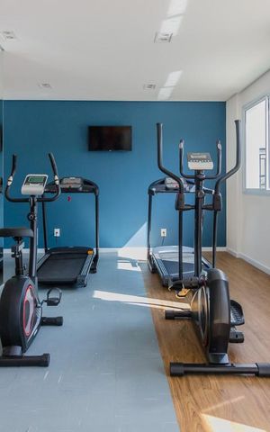 Apartamento à venda com 77m², 3 quartos e 2 vagas Apartamento à venda com 77m², 3 quartos e 2 vagasAcademia