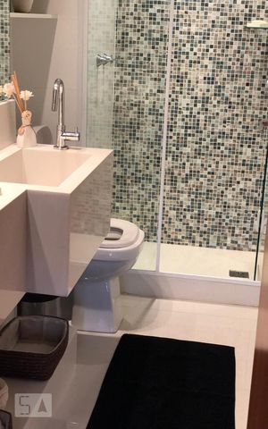 Apartamento à venda com 58m², 2 quartos e 1 vaga Apartamento à venda com 58m², 2 quartos e 1 vagaBanheiro 1