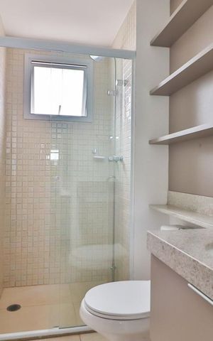 Apartamento para alugar com 40m², 1 quarto e 1 vaga Apartamento para alugar com 40m², 1 quarto e 1 vagaBanheiro