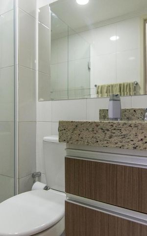 Apartamento para alugar com 52m², 2 quartos e 1 vagaBanheiro