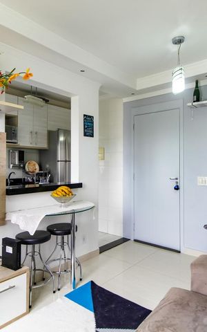 Apartamento à venda com 45m², 2 quartos e 1 vagaSala