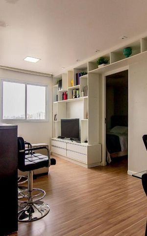 Apartamento para alugar com 34m², 1 quarto e sem vaga Apartamento para alugar com 34m², 1 quarto e sem vagaSala