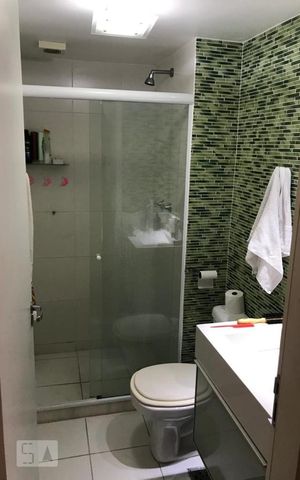 Apartamento à venda com 70m², 3 quartos e sem vagaBanheiro Quarto 2