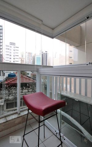 Studio à venda com 38m², 1 quarto e sem vagaVaranda