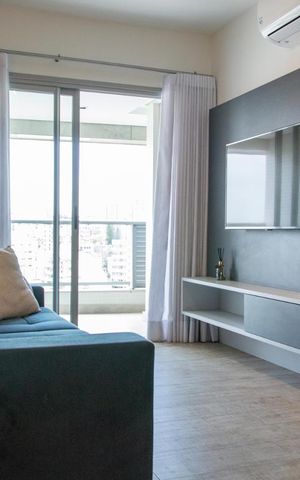 Apartamento para alugar com 54m², 1 quarto e 1 vaga Apartamento para alugar com 54m², 1 quarto e 1 vagaSala