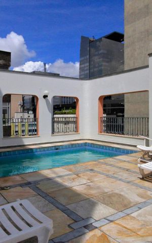 Apartamento para alugar com 31m², 1 quarto e 1 vagaPiscina