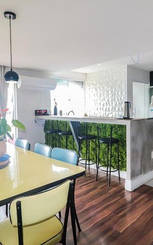 Apartamento para alugar com 120m², 2 quartos e 1 vaga Apartamento para alugar com 120m², 2 quartos e 1 vagaSala de Jantar e Cozinha