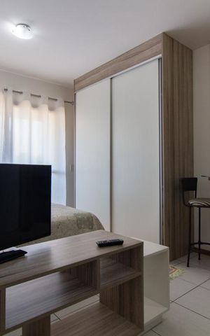 Studio para alugar com 27m², 1 quarto e sem vaga Studio para alugar com 27m², 1 quarto e sem vagaSala