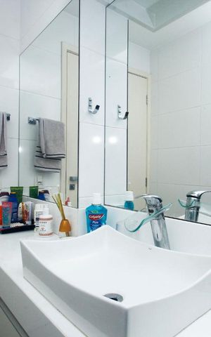 Apartamento para alugar com 95m², 2 quartos e 1 vagaBanheiro Corredor