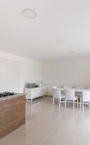 Apartamento para alugar com 39m², 1 quarto e sem vaga Apartamento para alugar com 39m², 1 quarto e sem vagaÁrea comum - Salão de festas