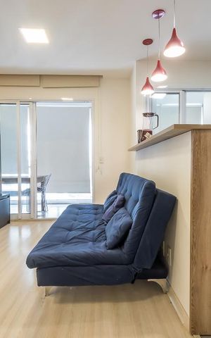 Apartamento para alugar com 48m², 1 quarto e 1 vaga Apartamento para alugar com 48m², 1 quarto e 1 vagaSala