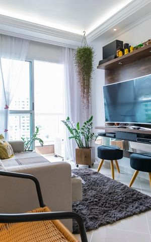 Apartamento para alugar com 61m², 2 quartos e 1 vagaSala