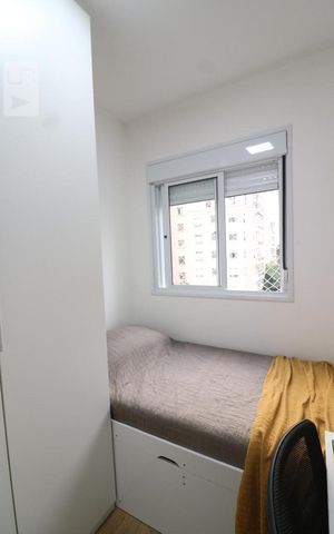 Apartamento à venda com 34m², 2 quartos e sem vagaQuarto 2 