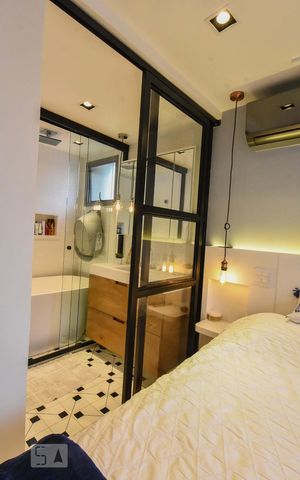 Apartamento à venda com 56m², 1 quarto e 1 vagaSuíte 
