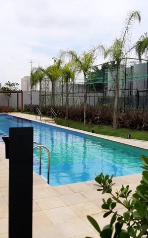 Apartamento para alugar com 46m², 2 quartos e 1 vaga Apartamento para alugar com 46m², 2 quartos e 1 vagaÁrea Comum - Piscina
