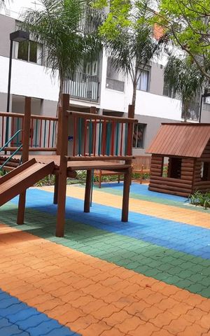 Apartamento para alugar com 46m², 2 quartos e 1 vaga Apartamento para alugar com 46m², 2 quartos e 1 vagaÁrea Comum - Playground
