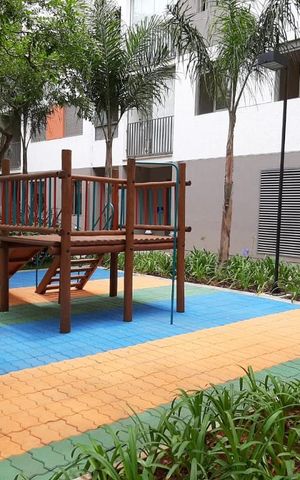 Apartamento para alugar com 46m², 2 quartos e 1 vaga Apartamento para alugar com 46m², 2 quartos e 1 vagaÁrea Comum - Playground