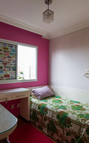 Apartamento à venda com 90m², 4 quartos e 3 vagasQuarto 2