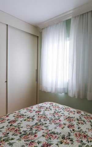 Apartamento à venda com 90m², 4 quartos e 3 vagasQuarto 3 - Suíte