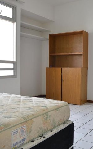 Studio para alugar com 28m², 1 quarto e 1 vagaQuarto