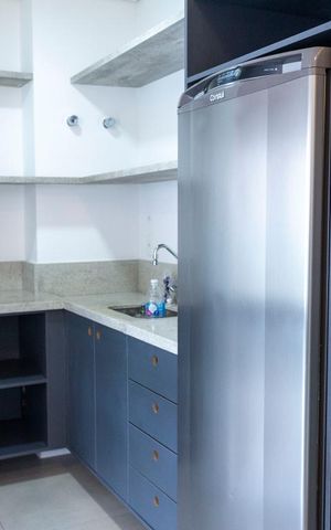 Studio à venda com 39m², 1 quarto e sem vagaCozinha