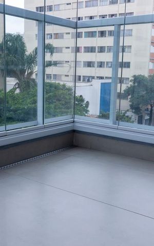 Studio à venda com 39m², 1 quarto e sem vagaVaranda