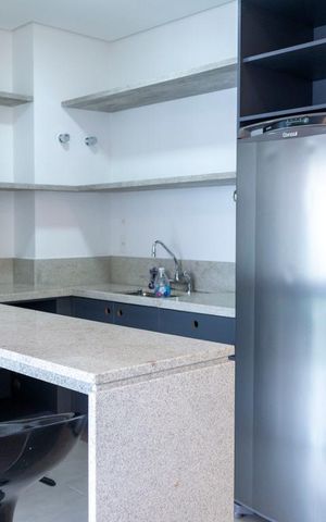 Studio à venda com 39m², 1 quarto e sem vagaCozinha