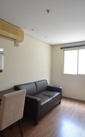 Apartamento para alugar com 27m², 1 quarto e 1 vagaStudio