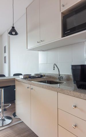Studio à venda com 34m², 1 quarto e 1 vagaCozinha