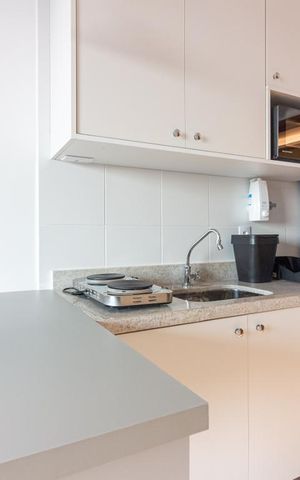 Studio à venda com 34m², 1 quarto e 1 vagaCozinha