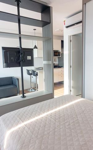 Studio à venda com 34m², 1 quarto e 1 vagaStudio