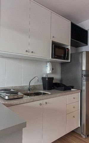 Studio à venda com 34m², 1 quarto e 1 vagaCozinha