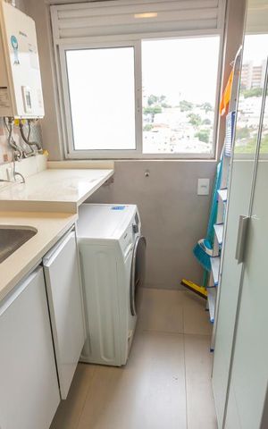 Apartamento à venda com 62m², 1 quarto e 1 vagaLavanderia