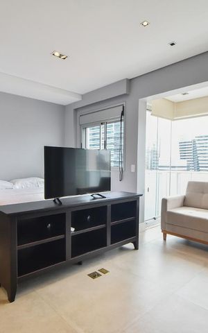 Studio para alugar com 40m², 1 quarto e 1 vagaDormitório