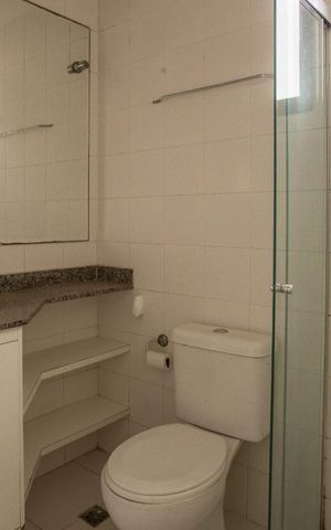 Apartamento à venda com 47m², 1 quarto e 1 vagaBanheiro da Suíte