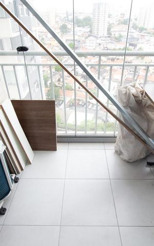 Apartamento à venda com 49m², 1 quarto e 1 vaga Apartamento à venda com 49m², 1 quarto e 1 vagaVaranda