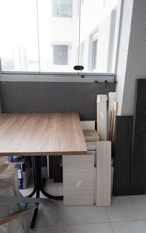 Apartamento à venda com 49m², 1 quarto e 1 vaga Apartamento à venda com 49m², 1 quarto e 1 vagaVaranda
