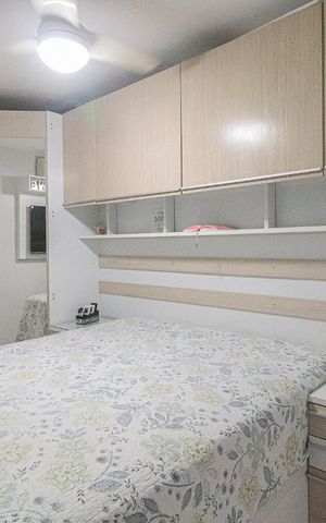 Apartamento à venda com 55m², 2 quartos e 1 vagaQuarto 2