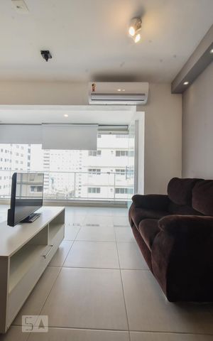 Studio para alugar com 37m², 1 quarto e 1 vagaSala
