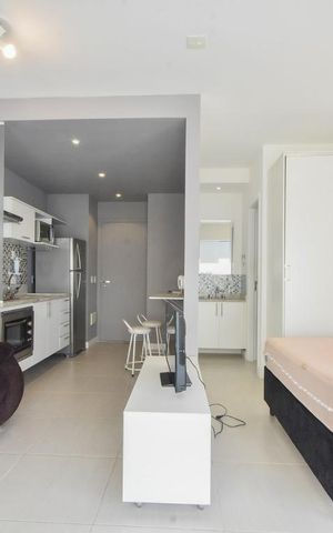 Studio para alugar com 37m², 1 quarto e 1 vagaSala