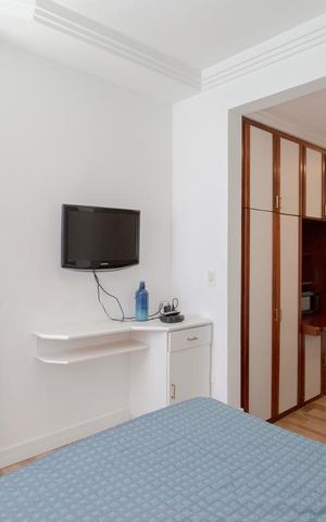 Studio para alugar com 28m², 1 quarto e 1 vagaQuarto