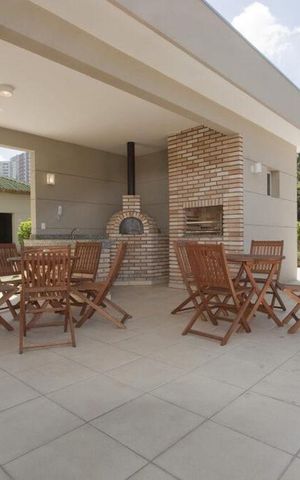 Apartamento para alugar com 61m², 1 quarto e 1 vaga Apartamento para alugar com 61m², 1 quarto e 1 vagaÁrea comum - Churrasqueira