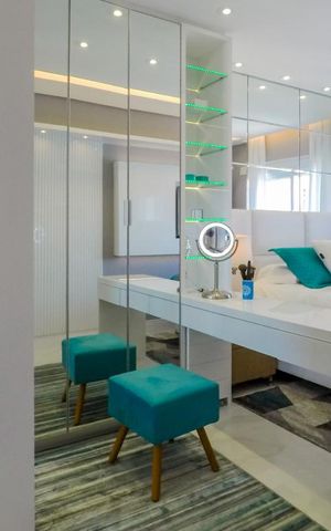 Apartamento à venda com 74m², 2 quartos e 2 vagasQuarto 2 - Suite